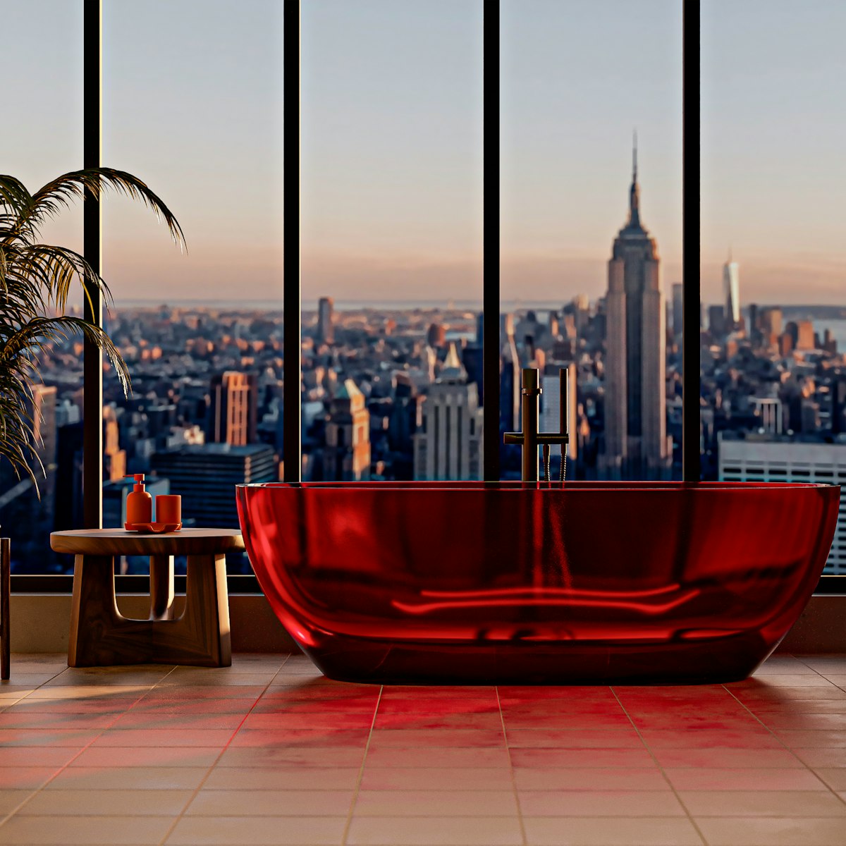 Luxury modern apartment interior