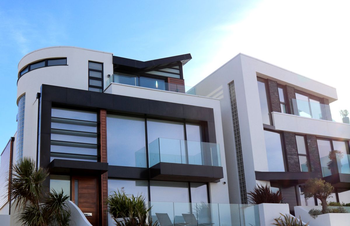 Sleek modern luxury UK residence